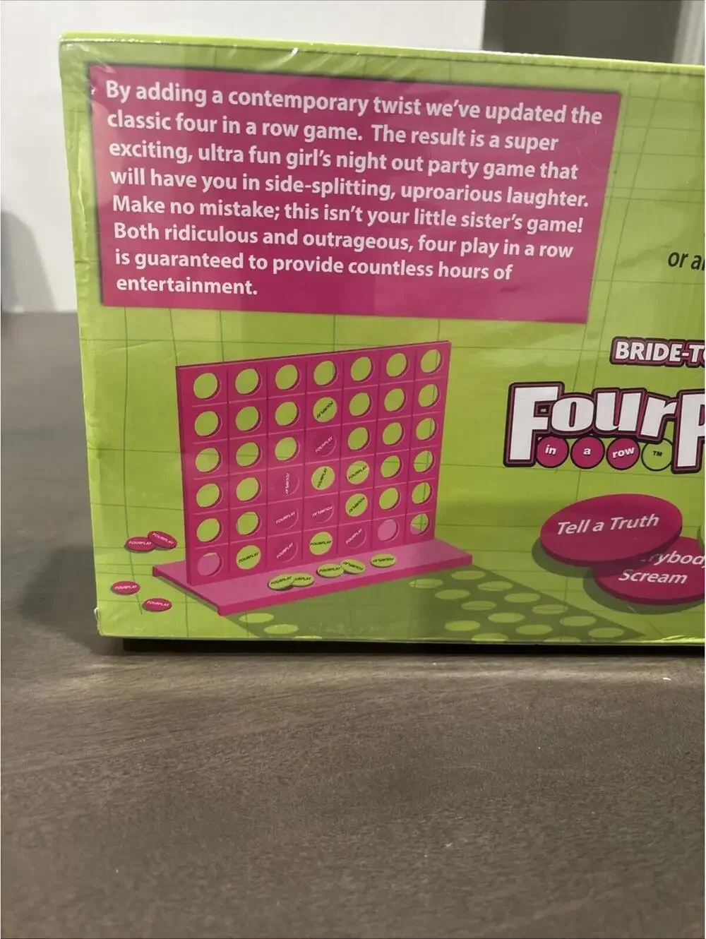 Adult Game..Four Play..Bride To Be Adult  Bachelorette  Party Game. [COPY]